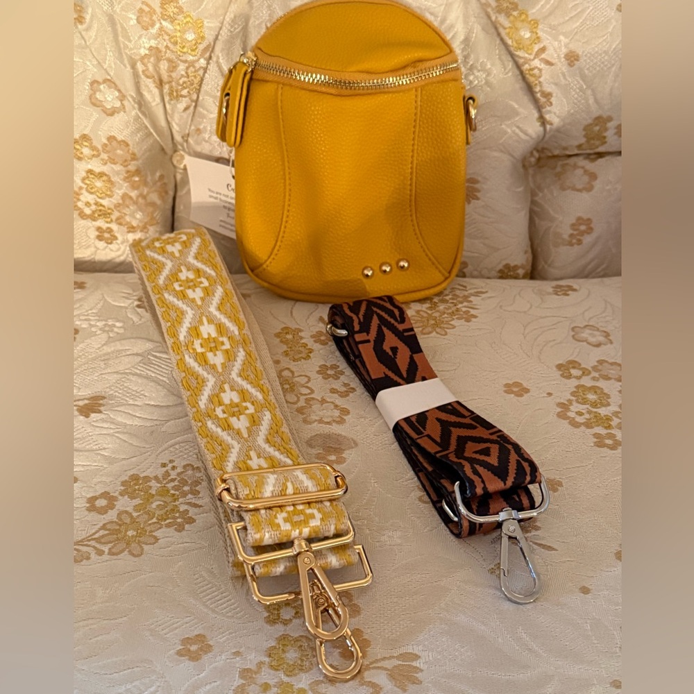 Yellow CrossBody w/ 2 straps